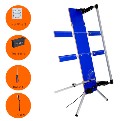 200W de blauwe Hete Snijmachine van het Draadschuim met Plastic Doostransformator