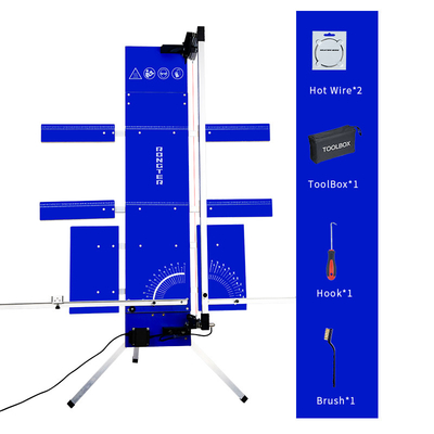 Blauwe Hete de Draadsnijmachine van 110V-240V met Vleugels