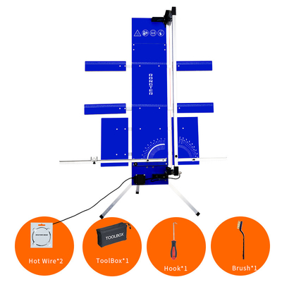 Blauwe Hete de Draadsnijmachine van 110V-240V met Vleugels